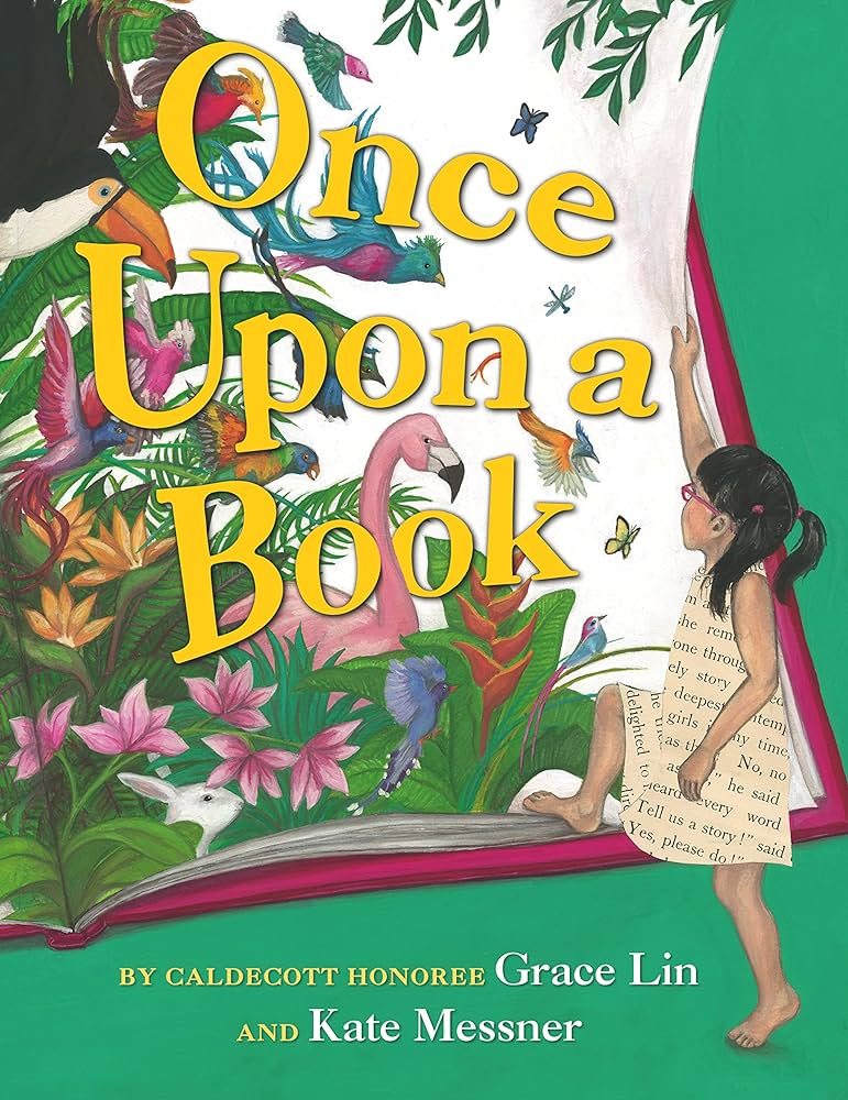 Book Cover for Once Upon a Book by Grace Lin and Kate Messner